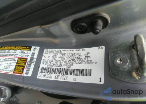 2012 Toyota Tundra Grade 4.6L V8 из США, поврежденный, VIN 5TFRM5F1XCX049033